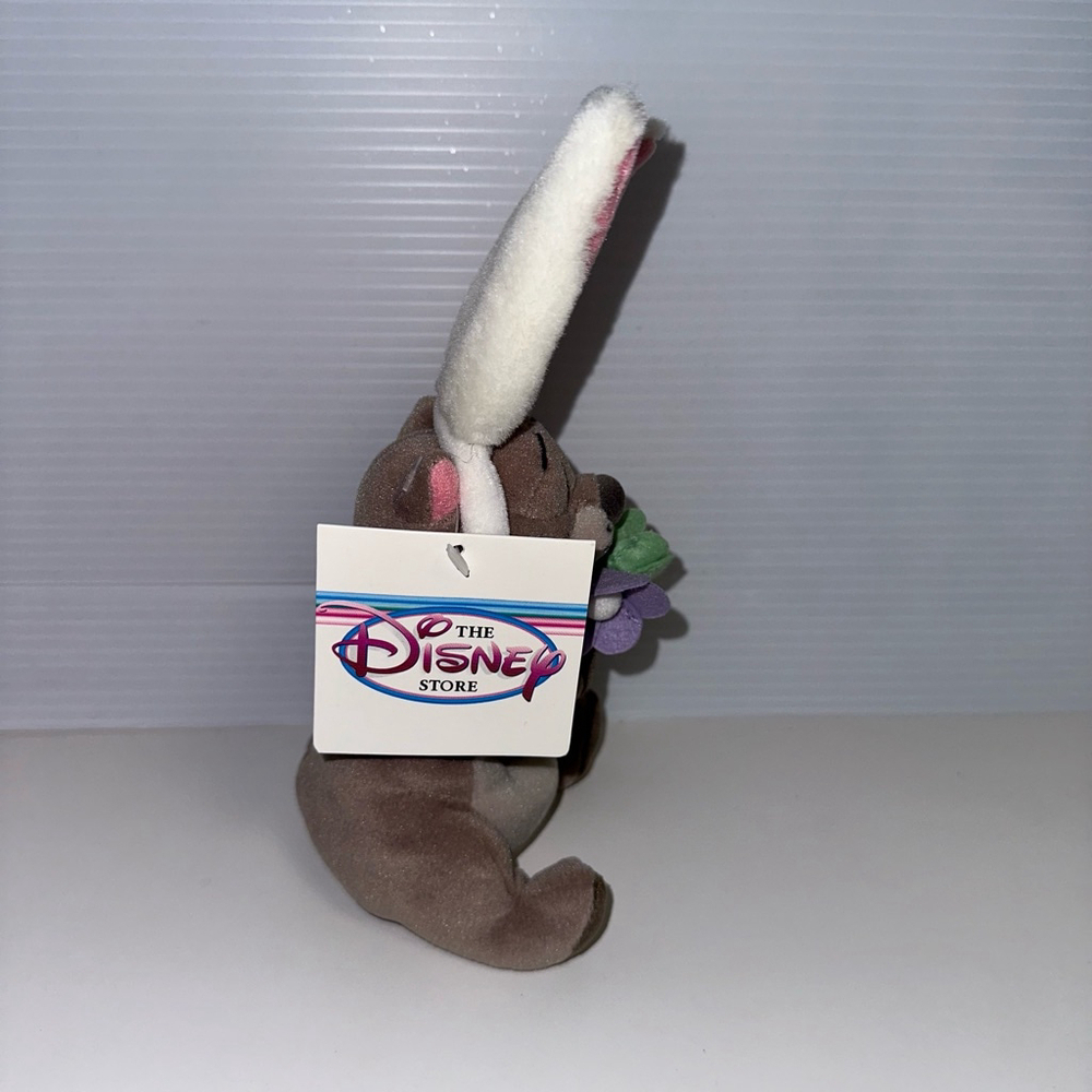 The Disney Store Easter Bunny Gopher Rabbit Mini Bean Bag Stuffed Animal NWT - Picture 3 of 14